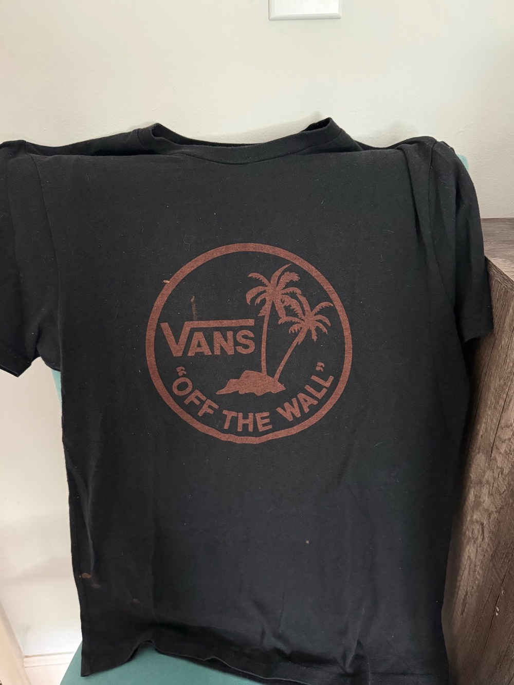 Recycled Vans Off the Wall Tee (small stains, see pics)